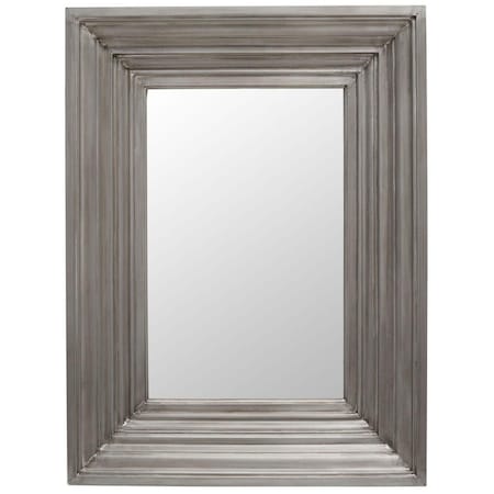 Safavieh 30 x 3.5 x 40 in. Kerry Small Rect Wall Mirror, Silver CMI2004B
